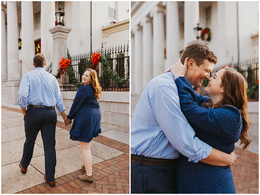 A Downtown Huntsville Winter Engagement Session