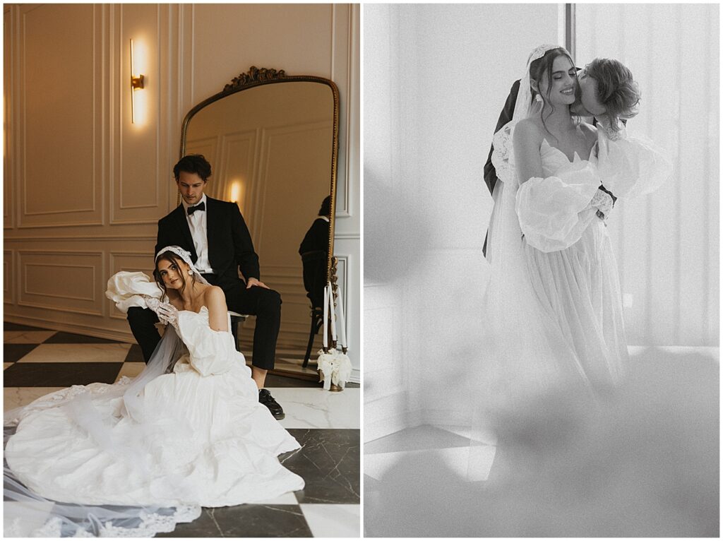 A Vintage Inspired Bridal Shoot at the Parisian by Noëlla