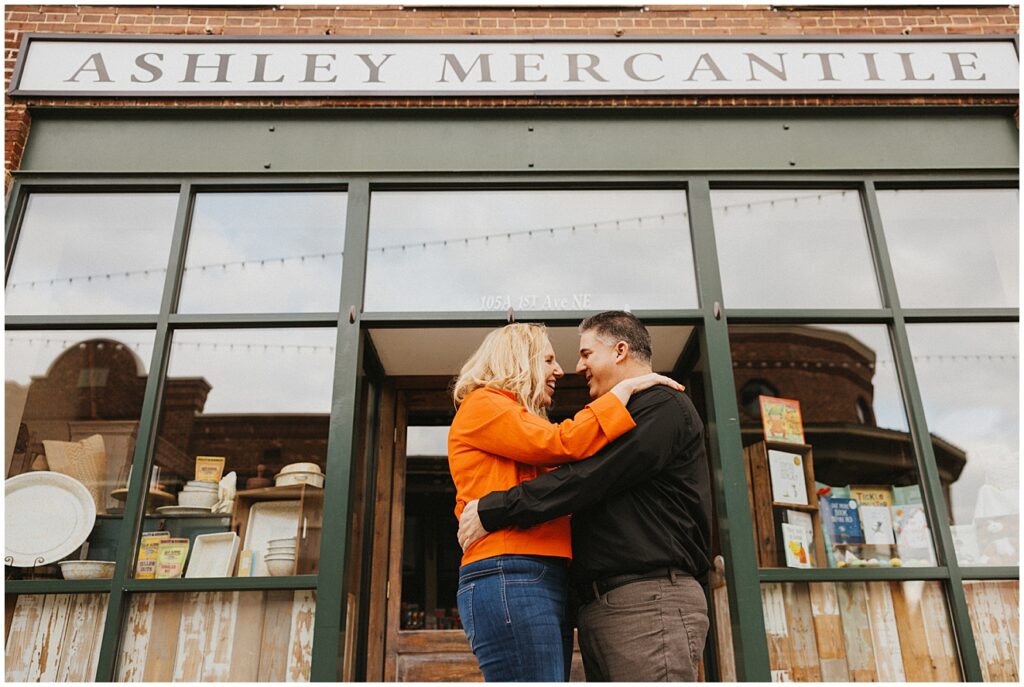 downtown cullman engagement session