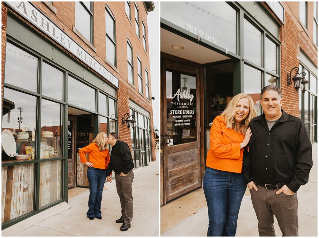 downtown cullman engagement session