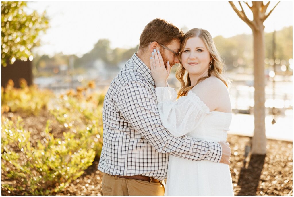 couple embracing