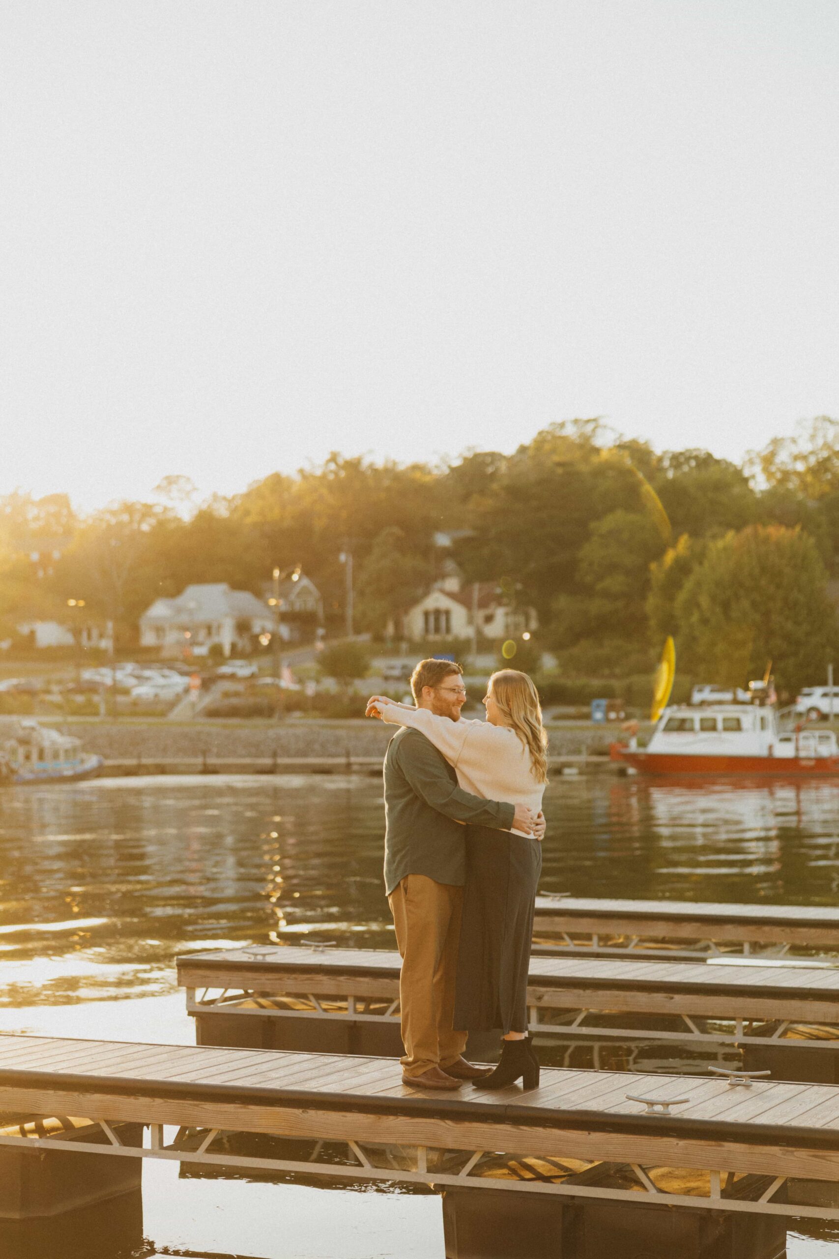 couple embracing