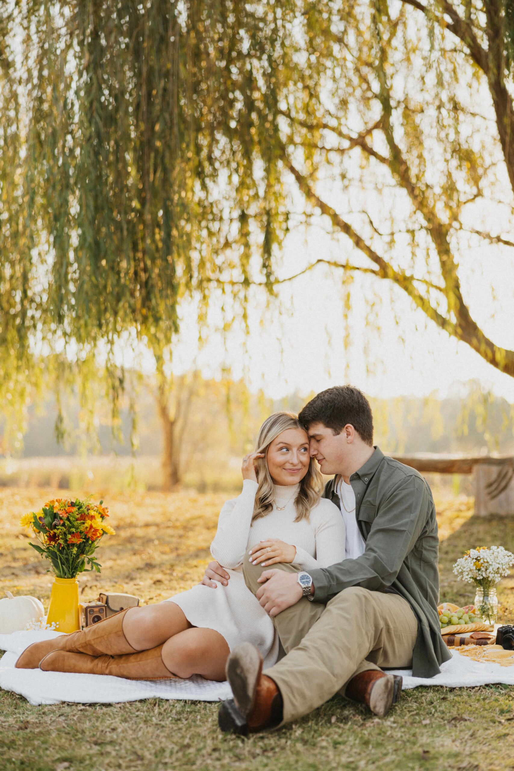 couple session at quail creek resort in hartselle alabama