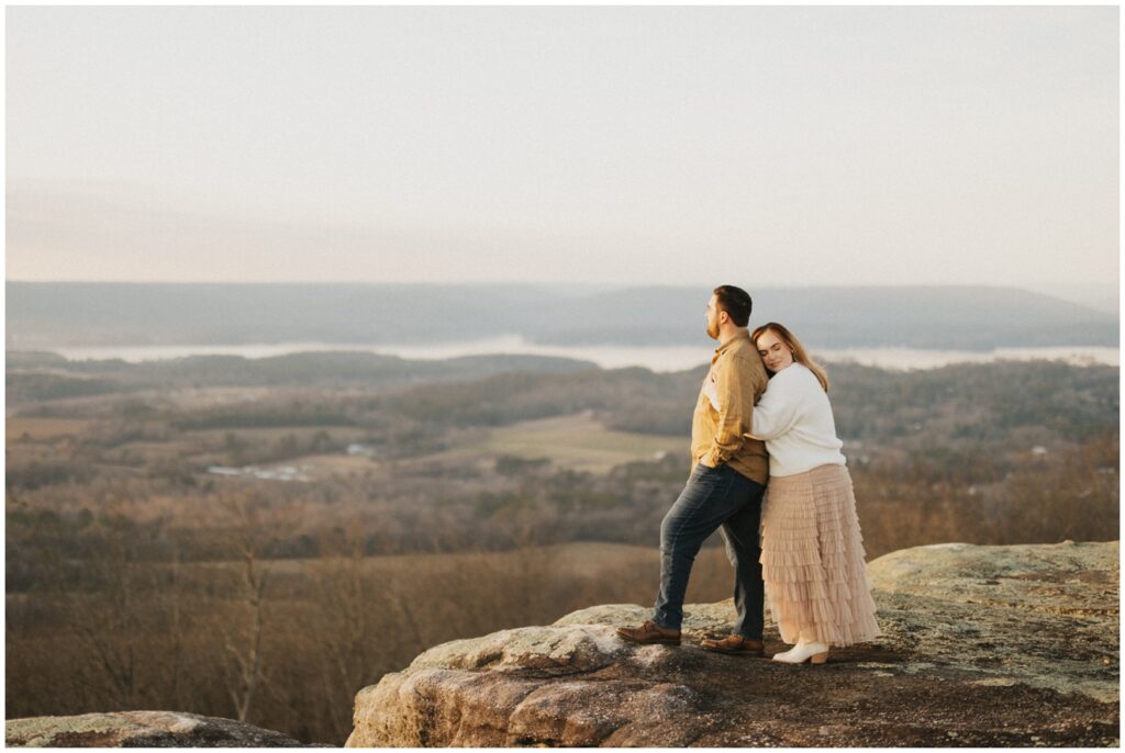 photo of an engagement session at infinity event venue