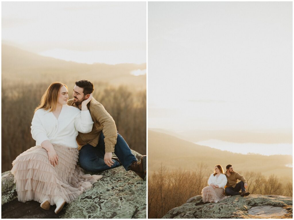 engagement session at infinity event venue in section alabama