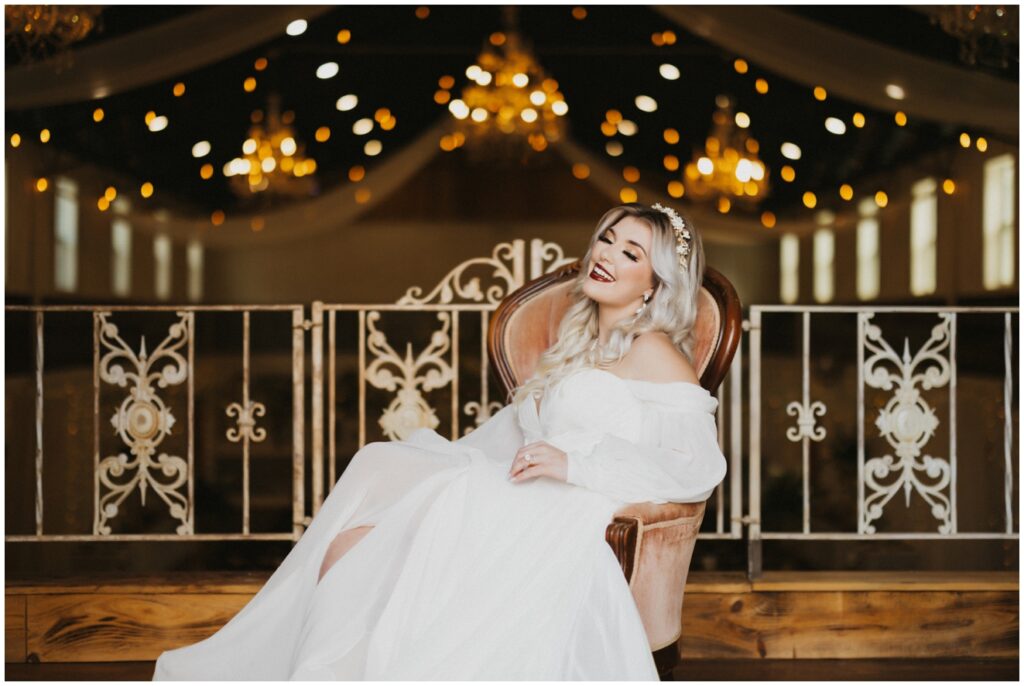 bride laughing