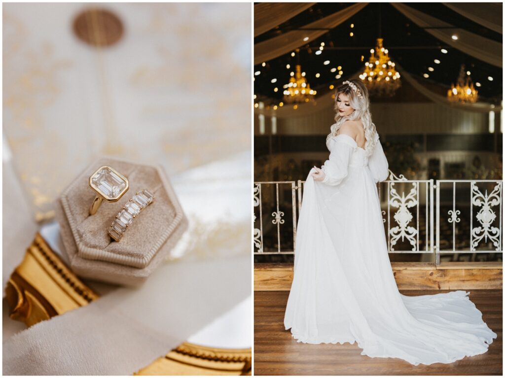 a wedding at the white barn at padgett place