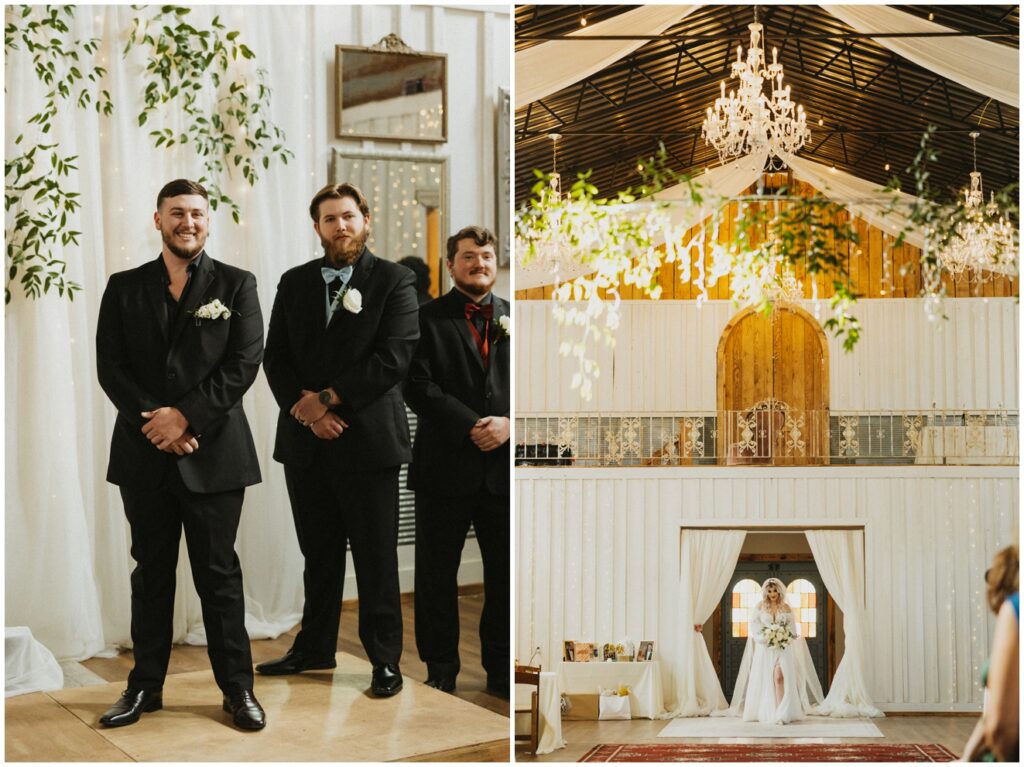 a wedding at the white barn at padgett place