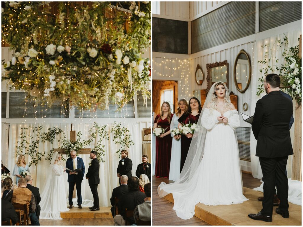 a wedding at the white barn at padgett place