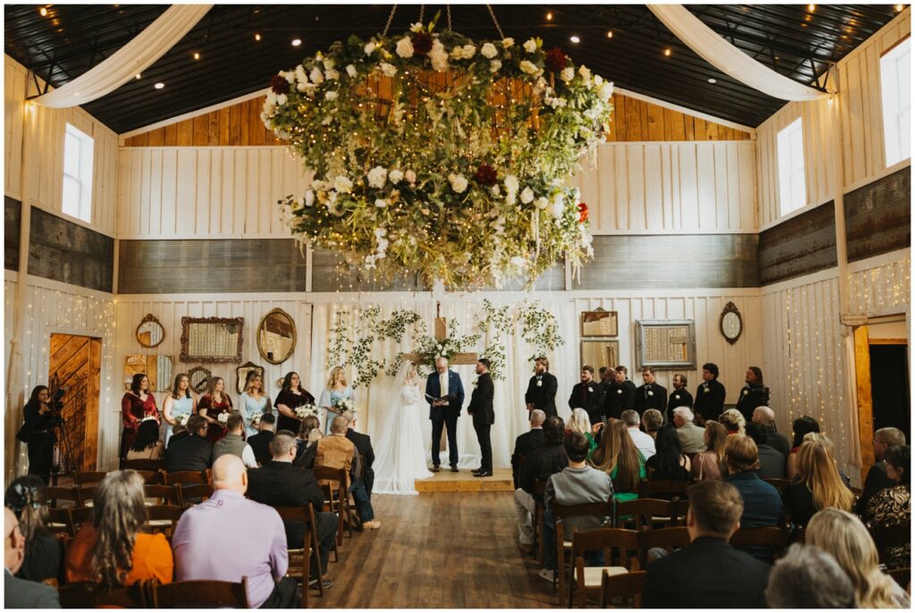 a wedding at the white barn at padgett place