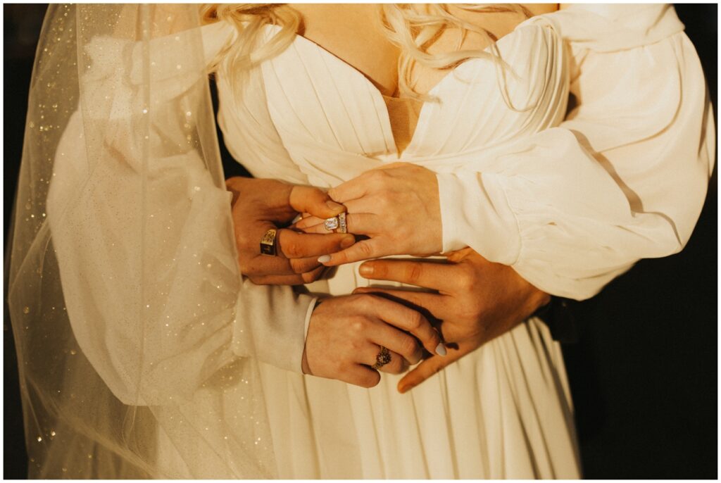 a wedding at the white barn at padgett place