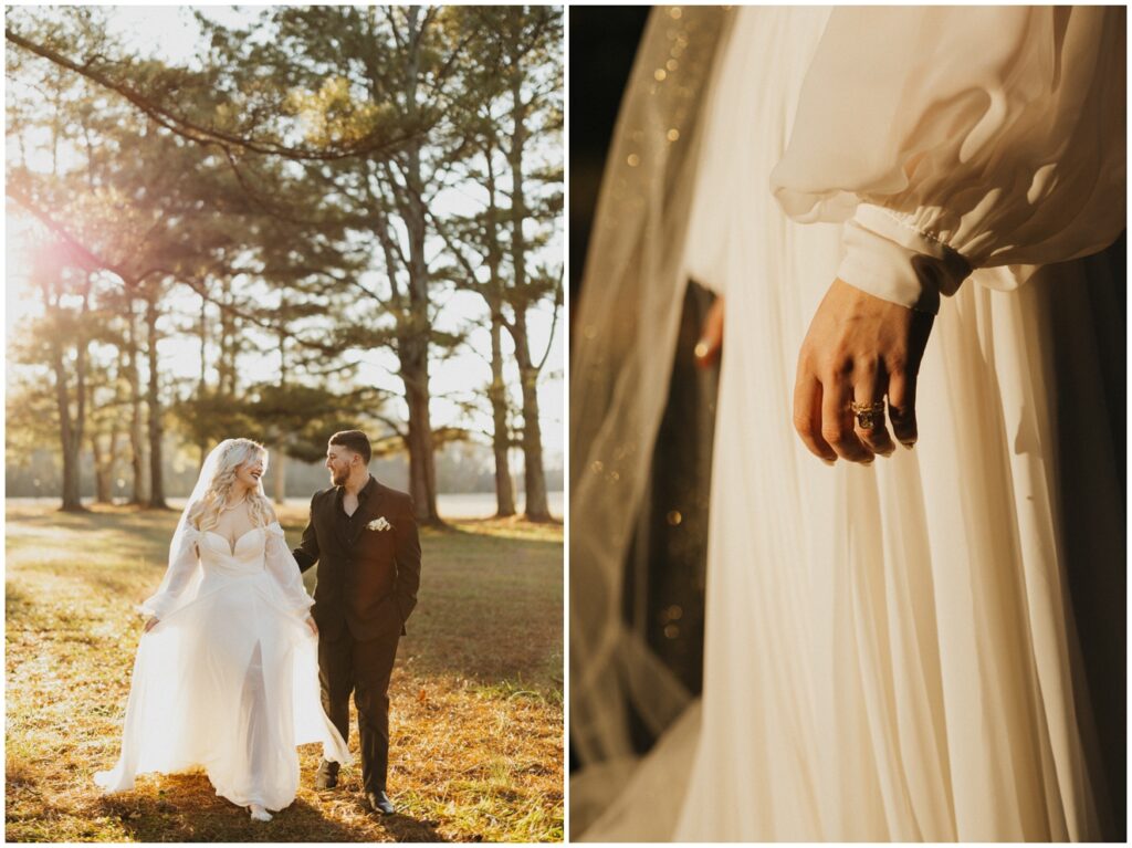 a wedding at the white barn at padgett place