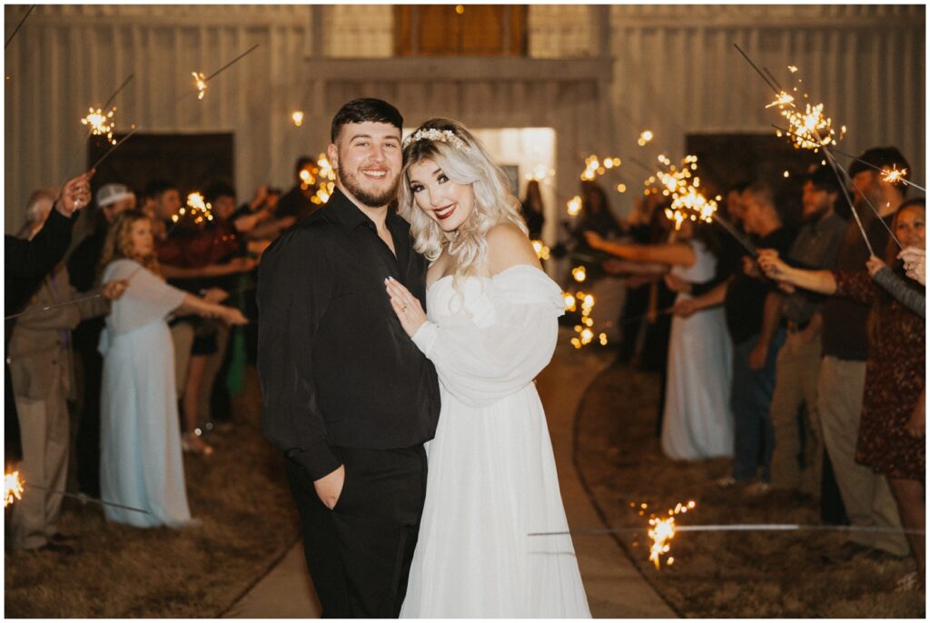 a wedding at the white barn at padgett place