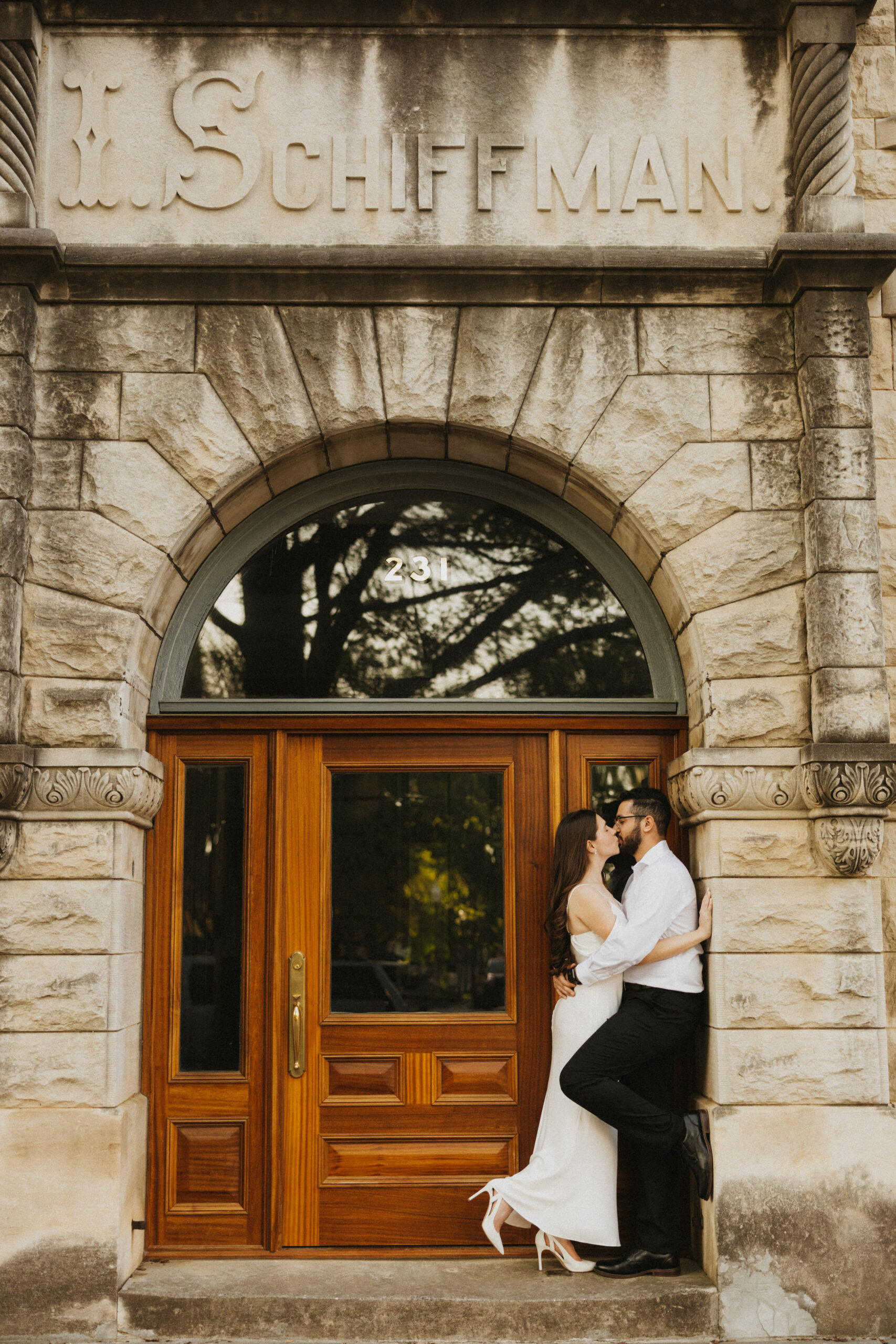 an engagement at downtown huntsville