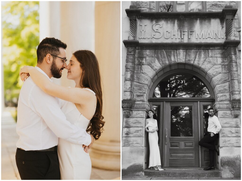couple embracing