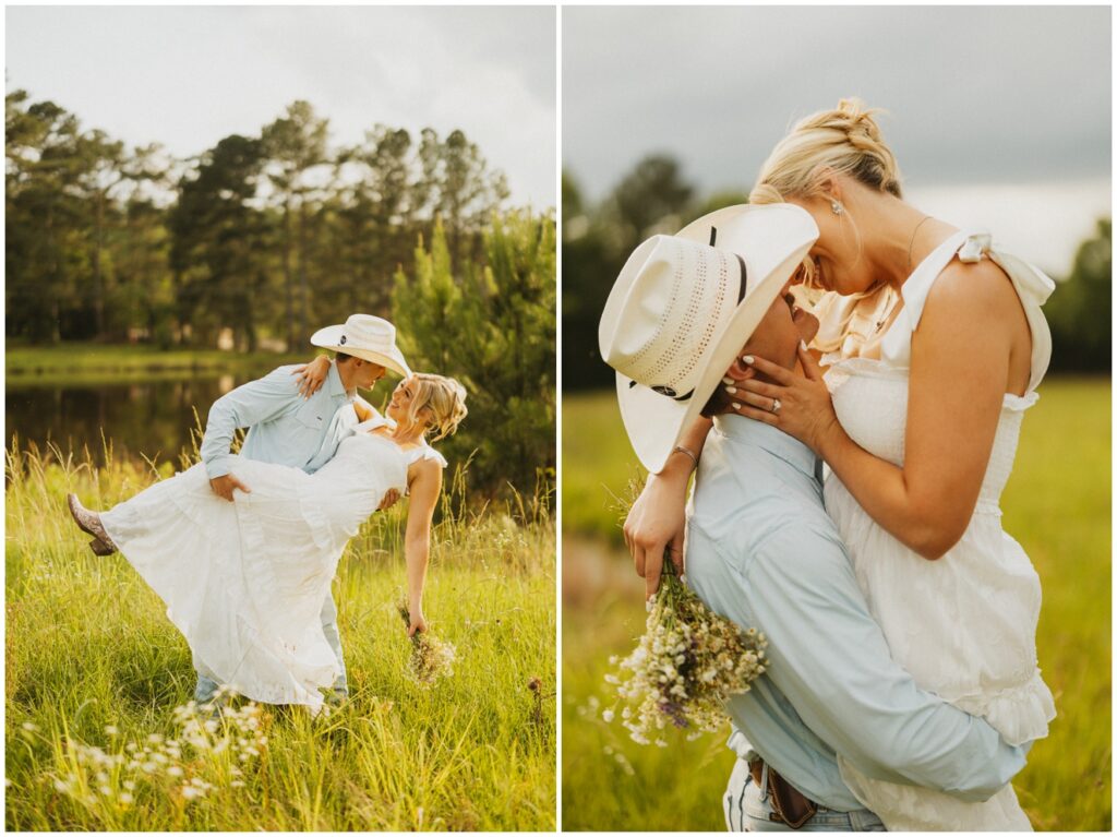 a photo of an engagement session Warrior Alabama