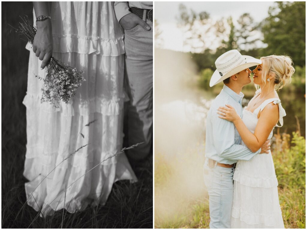 a photo of an engagement session Warrior Alabama