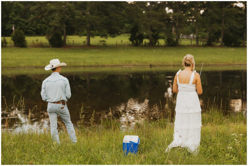 couple fishing