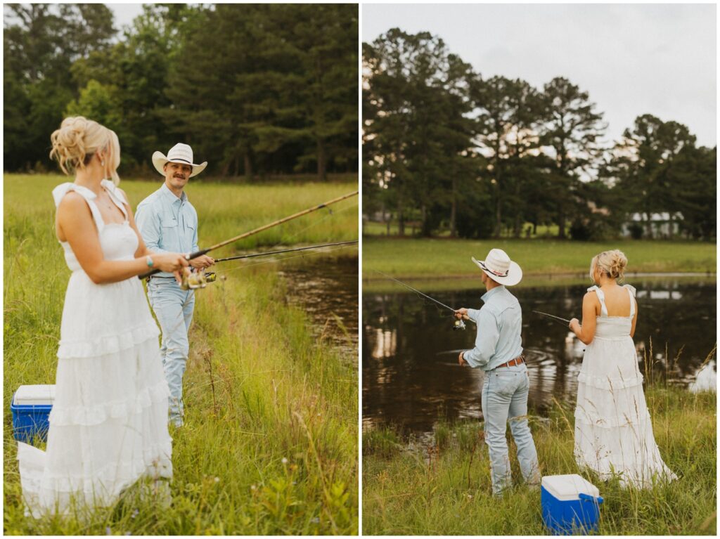 a photo of an engagement session Warrior Alabama
