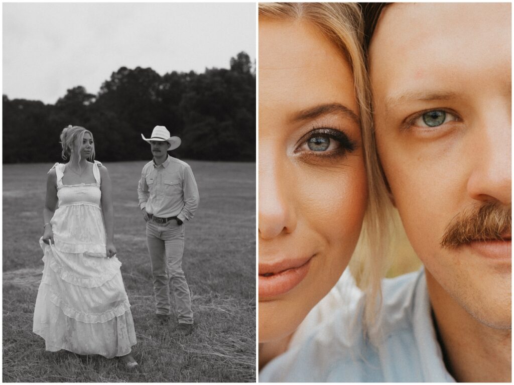 photo of an engagement session in warrior alabama