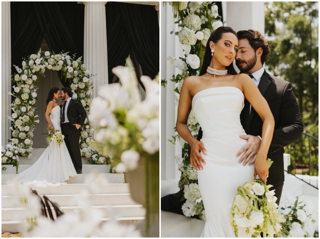 a wedding styled shoot at oak place in Huntsville, Alabama
