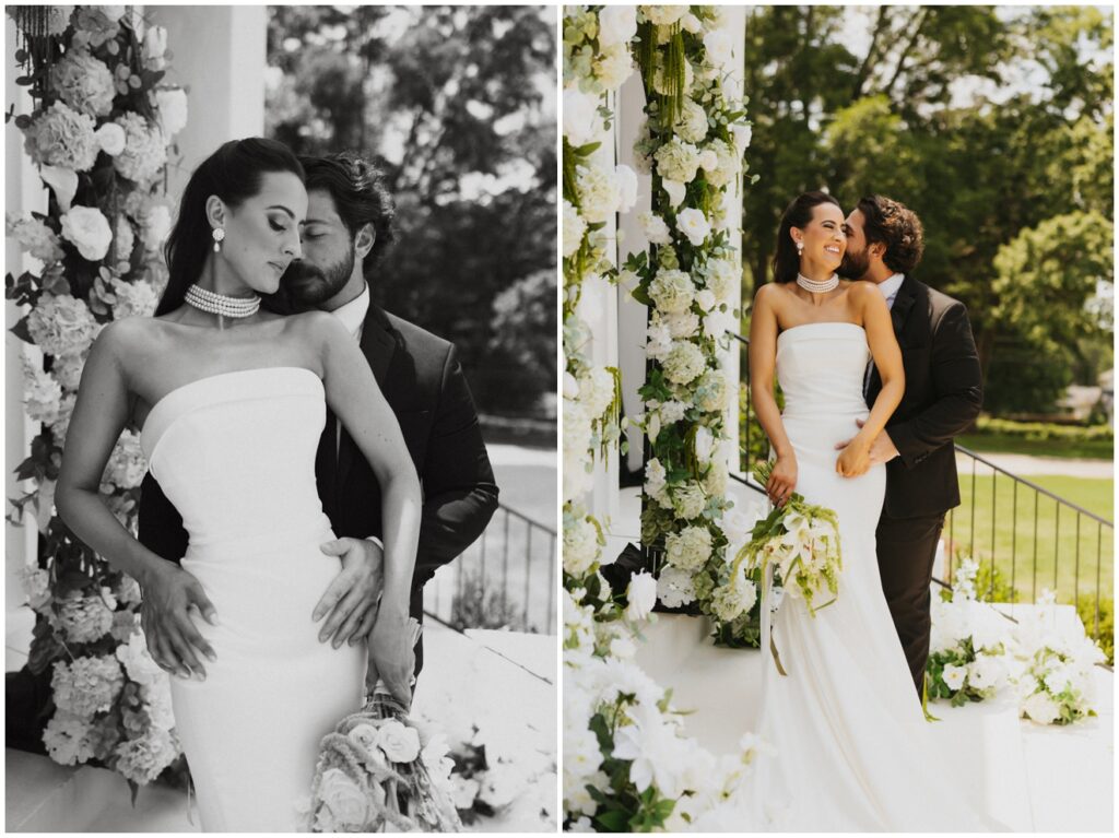 a wedding styled shoot at oak place